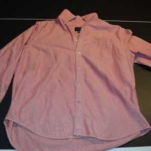 Men's XL Red American Eagle Dress Shirt